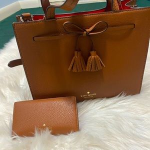 Hayes small satchel AND Hayes wallet.